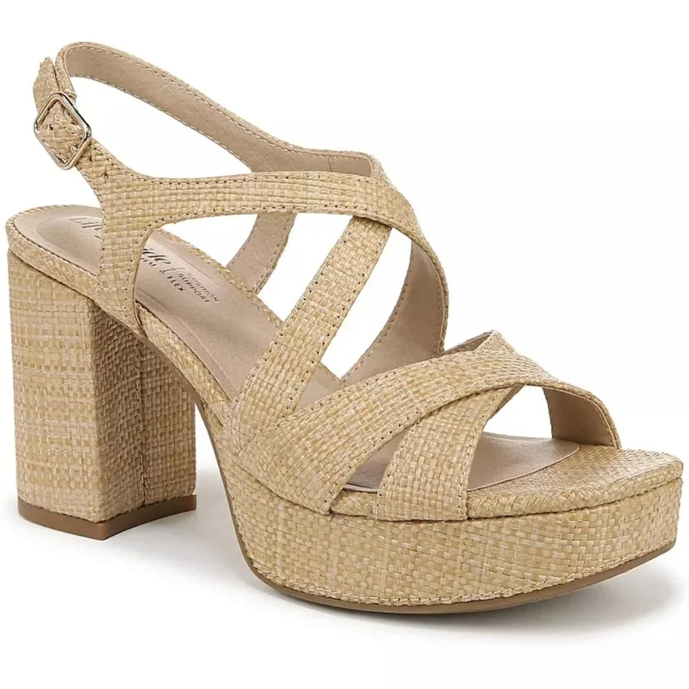 LifeStride Adrianna Women's Strappy Platform Dress Shoes Size 9